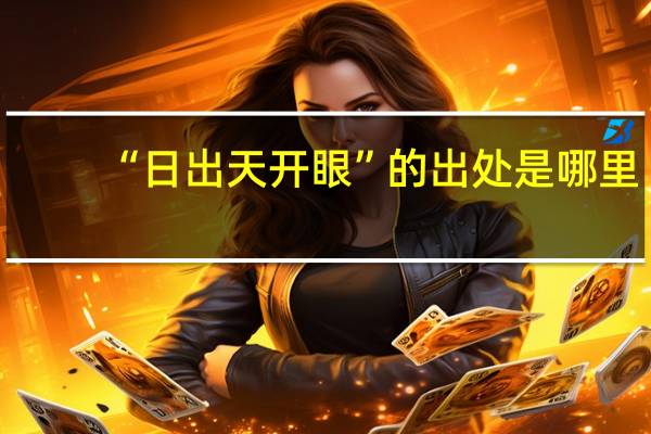 “日出天开眼”的出处是哪里