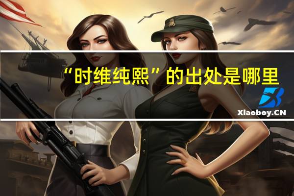 “时维纯熙”的出处是哪里