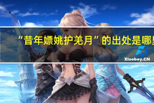 “昔年嫖姚护羌月”的出处是哪里