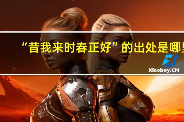 “昔我来时春正好”的出处是哪里