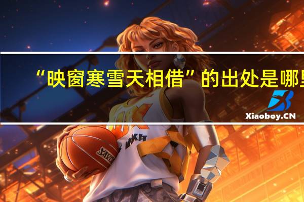 “映窗寒雪天相借”的出处是哪里