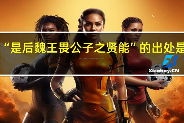 “是后魏王畏公子之贤能”的出处是哪里