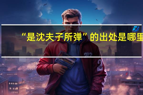 “是沈夫子所弹”的出处是哪里