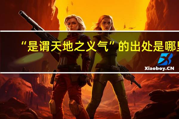 “是谓天地之义气”的出处是哪里