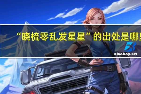 “晓梳零乱发星星”的出处是哪里