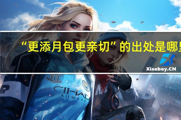 “更添月包更亲切”的出处是哪里