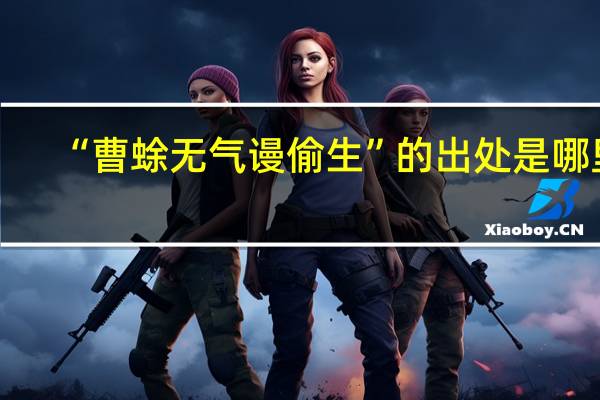 “曹蜍无气谩偷生”的出处是哪里
