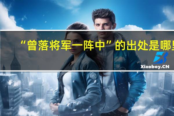 “曾落将军一阵中”的出处是哪里