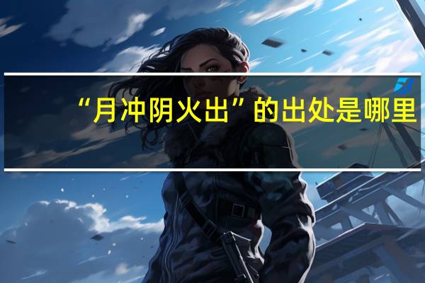 “月冲阴火出”的出处是哪里