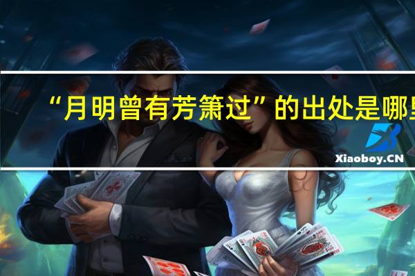 “月明曾有芳箫过”的出处是哪里