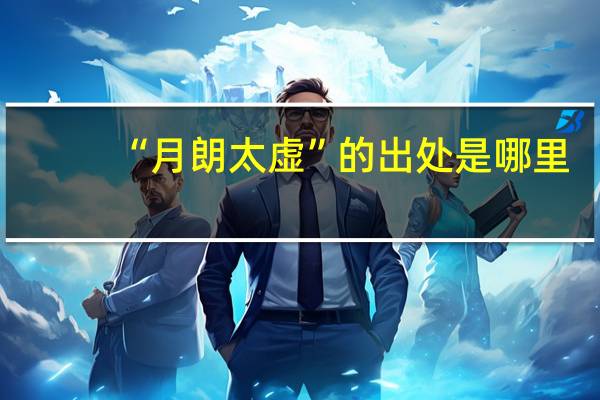 “月朗太虚”的出处是哪里