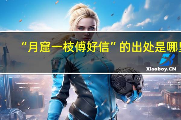 “月窟一枝傅好信”的出处是哪里