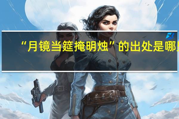 “月镜当筵掩明烛”的出处是哪里