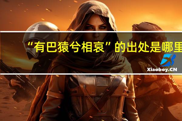 “有巴猿兮相哀”的出处是哪里