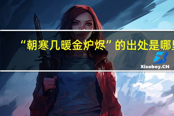 “朝寒几暖金炉烬”的出处是哪里