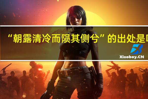 “朝露清冷而陨其侧兮”的出处是哪里