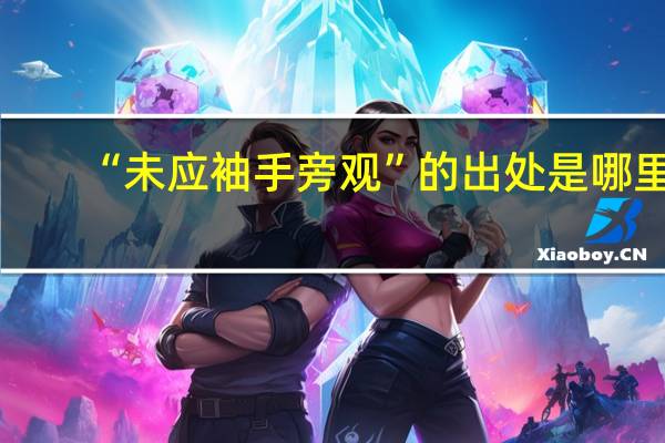 “未应袖手旁观”的出处是哪里