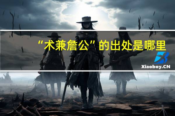 “术兼詹公”的出处是哪里