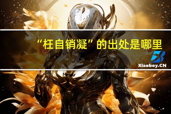 “枉自销凝”的出处是哪里