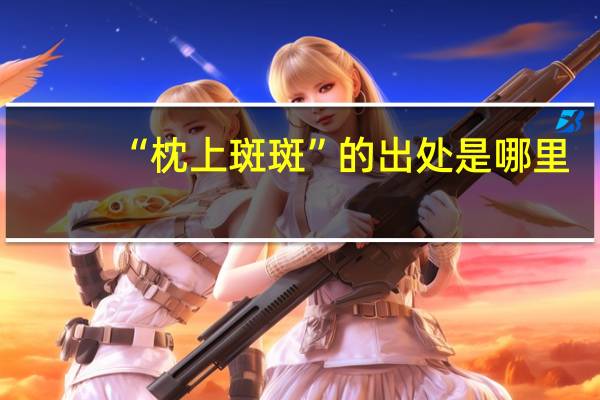 “枕上斑斑”的出处是哪里