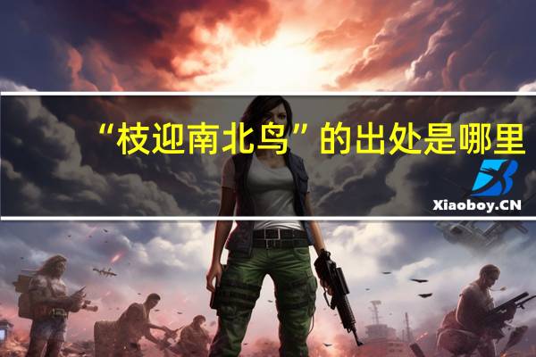 “枝迎南北鸟”的出处是哪里