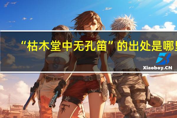 “枯木堂中无孔笛”的出处是哪里