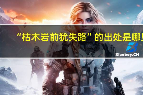 “枯木岩前犹失路”的出处是哪里