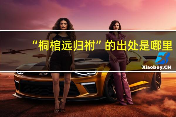 “桐棺远归祔”的出处是哪里