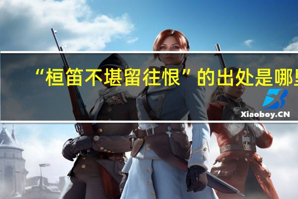 “桓笛不堪留往恨”的出处是哪里