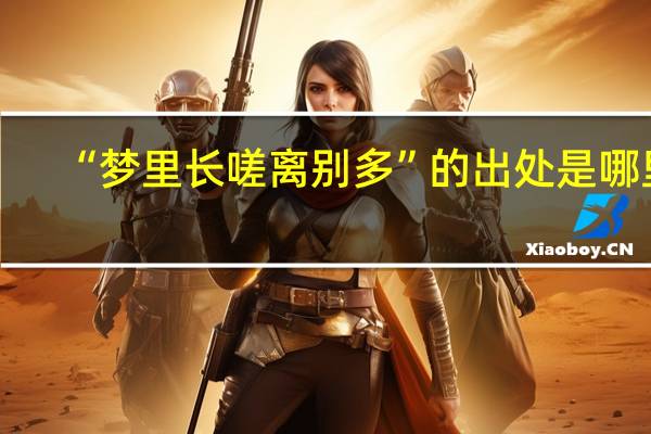 “梦里长嗟离别多”的出处是哪里