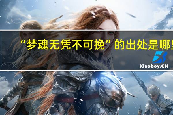 “梦魂无凭不可挽”的出处是哪里