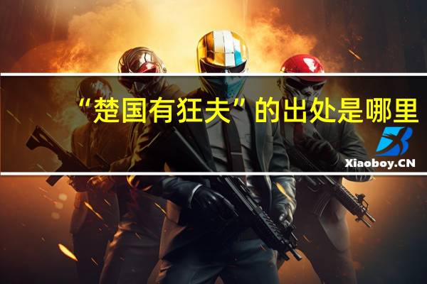 “楚国有狂夫”的出处是哪里