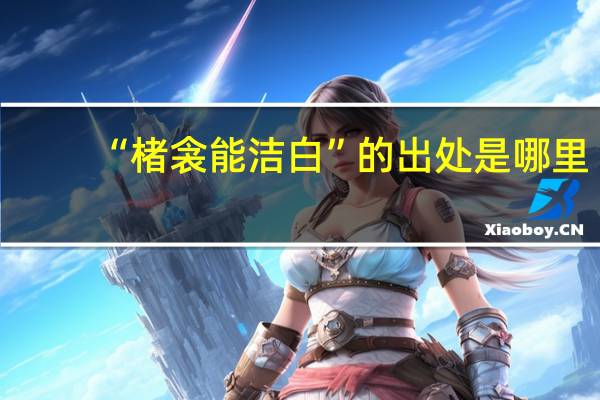 “楮衾能洁白”的出处是哪里