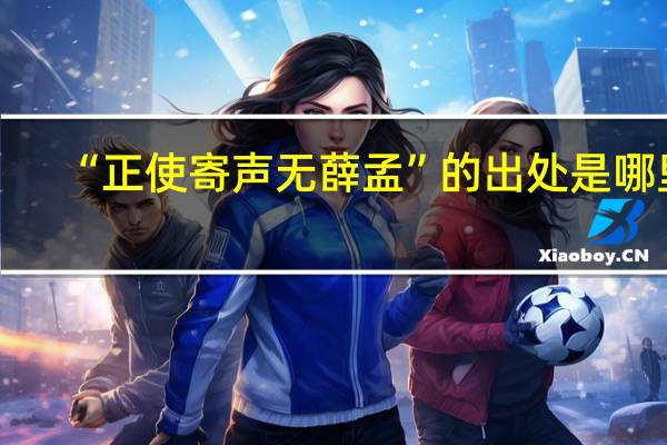 “正使寄声无薛孟”的出处是哪里