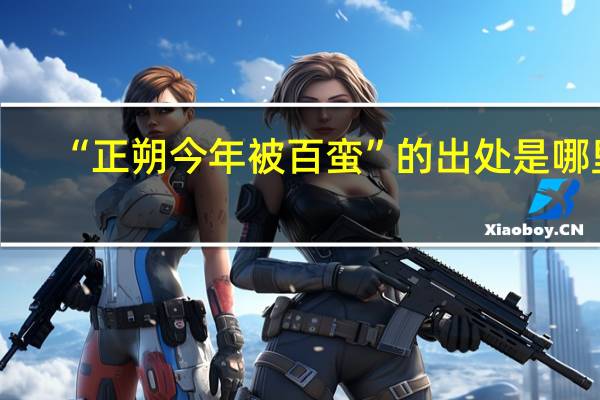 “正朔今年被百蛮”的出处是哪里