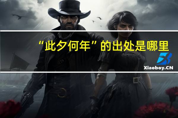 “此夕何年”的出处是哪里