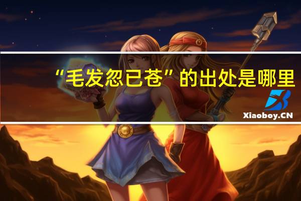 “毛发忽已苍”的出处是哪里