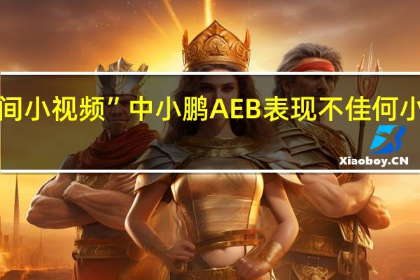 “民间小视频”中小鹏AEB表现不佳何小鹏再发声：友商辛苦了