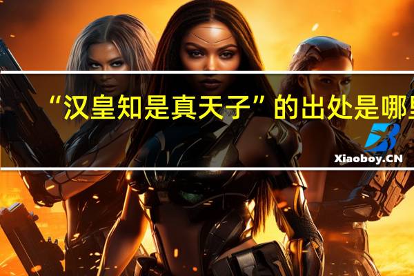 “汉皇知是真天子”的出处是哪里