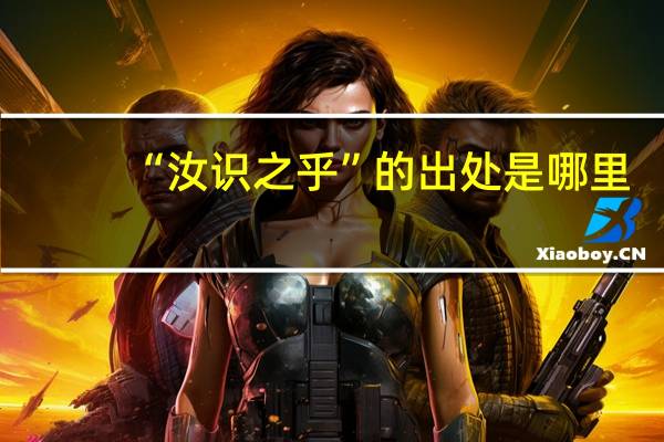 “汝识之乎”的出处是哪里