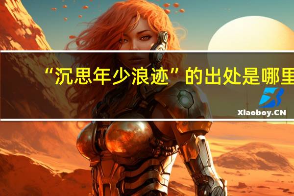 “沉思年少浪迹”的出处是哪里