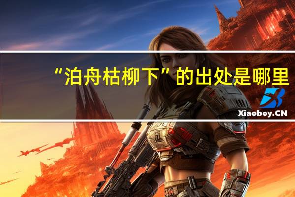 “泊舟枯柳下”的出处是哪里