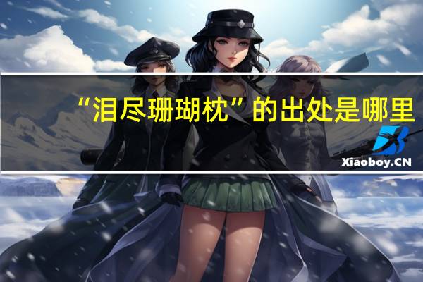 “泪尽珊瑚枕”的出处是哪里