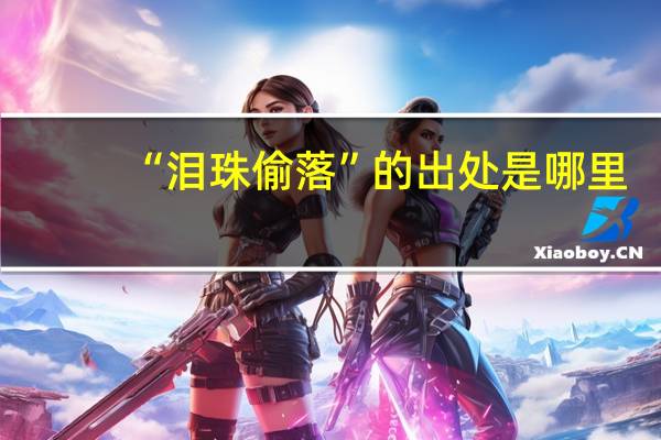 “泪珠偷落”的出处是哪里