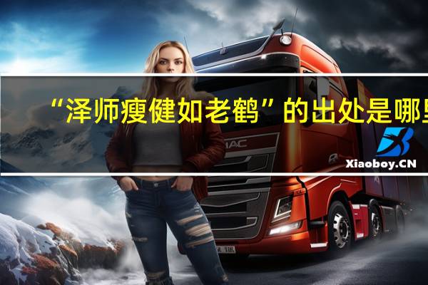 “泽师瘦健如老鹤”的出处是哪里