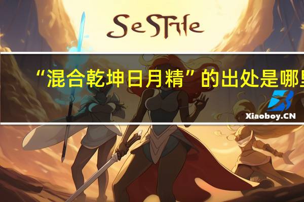 “混合乾坤日月精”的出处是哪里