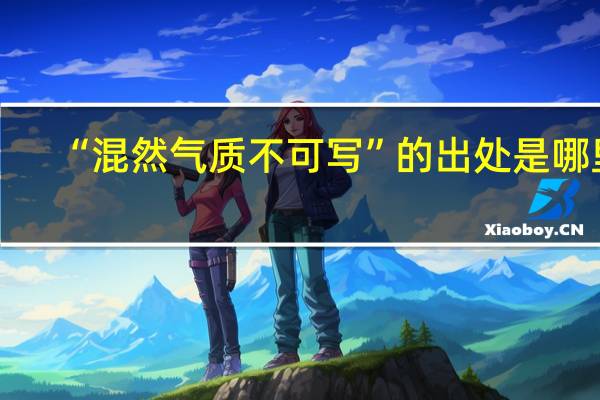 “混然气质不可写”的出处是哪里