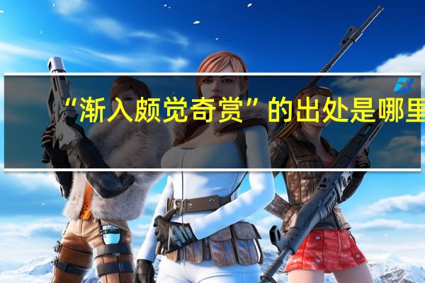 “渐入颇觉奇赏”的出处是哪里