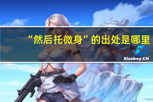 “然后托微身”的出处是哪里