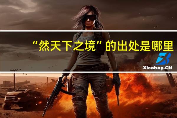 “然天下之境”的出处是哪里